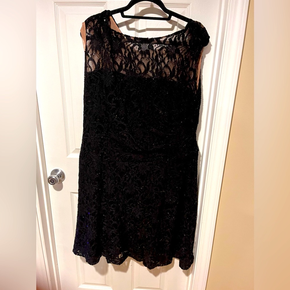 Ralph Lauren lace dress with sequins size 18W